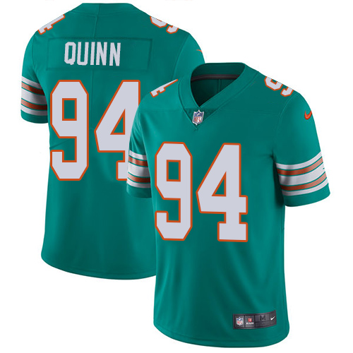 Nike Dolphins #94 Robert Quinn Aqua Green Alternate Youth Stitched NFL Vapor Untouchable Limited Jersey - Click Image to Close